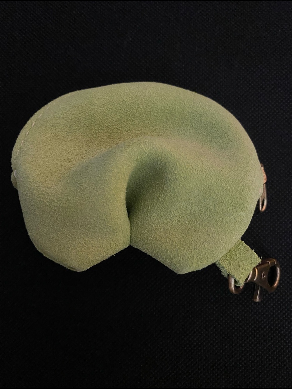 Portland Leather Goods Fortune, cookie keychain - Lime. - Picture 2 of 9